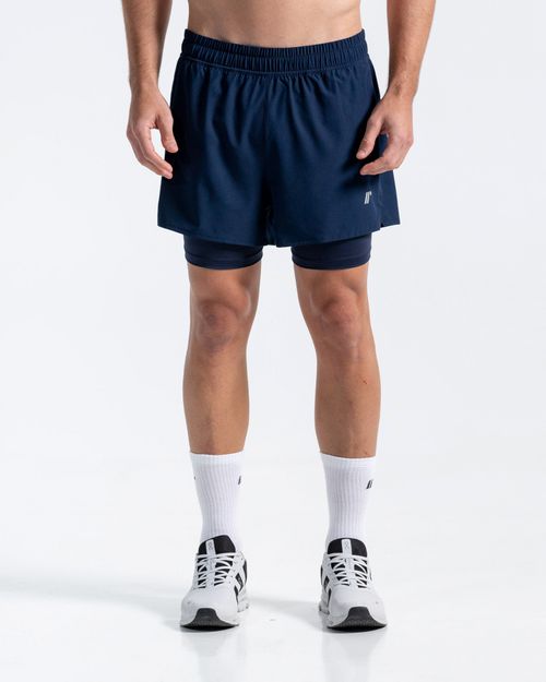 Pantaloneta Running, Color Azul Oscuro Para Hombre