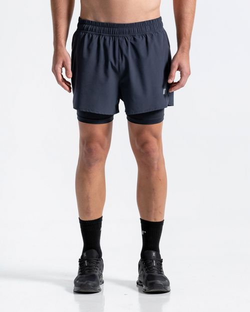 Pantaloneta Running, Color Gris Oscuro Para Hombre