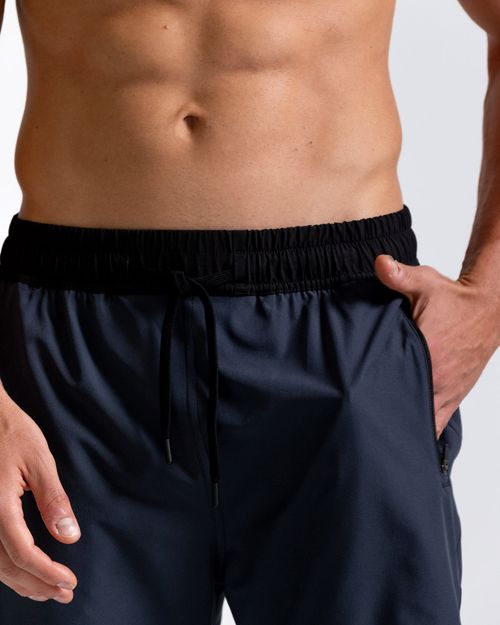 Pantaloneta Deportiva, Color Gris Oscuro Para Hombre