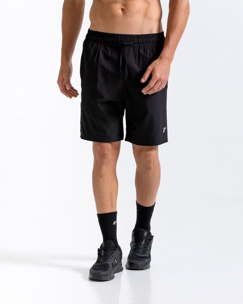 Pantaloneta Deportiva, Color Negro/Negro Para Hombre