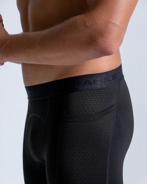 Licra Deportiva Interior,  Color Negro  Para Hombre