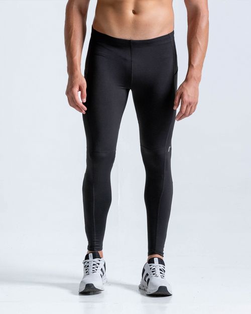 Licra Deportiva Exterior,  Color Negro  Para Hombre