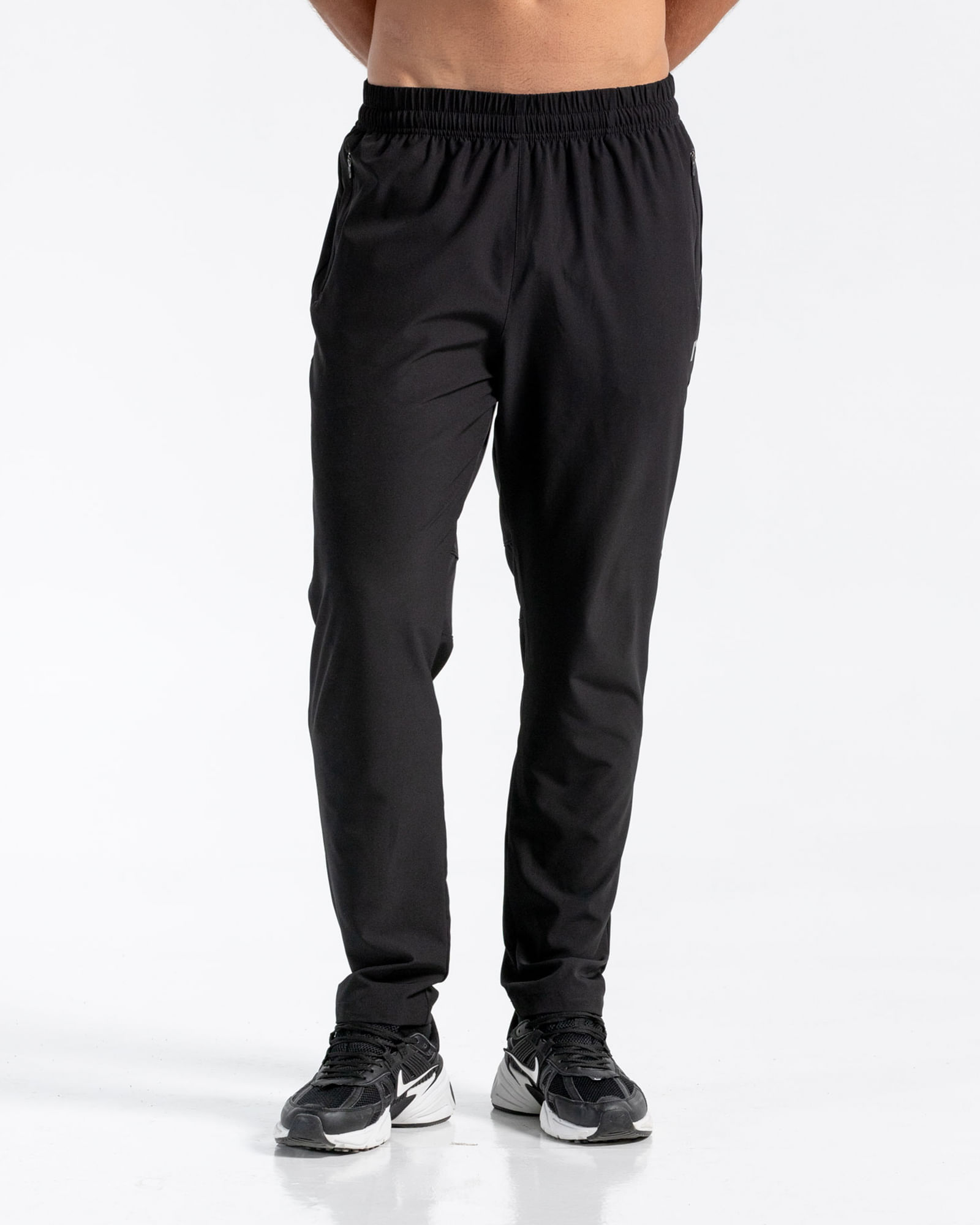Pantalón Deportivo, Color Negro/Negro Para Hombre
