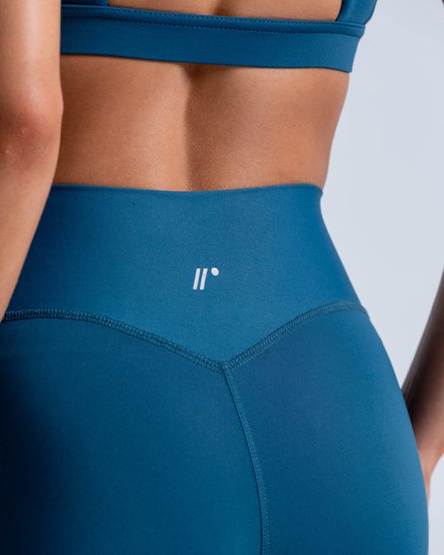 Short Corto Vital Deportivo 9 Cm,  Color Petroleo Para Mujer