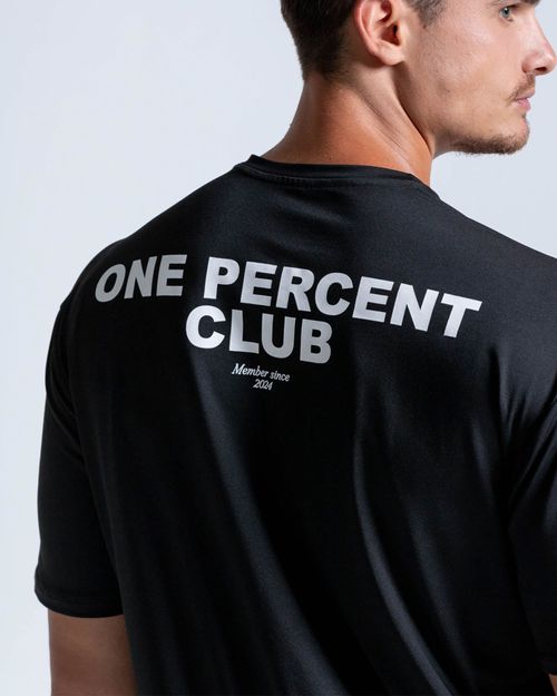 Camiseta Oversize Con Espalda Estampada,  Color Negro  Para Hombre