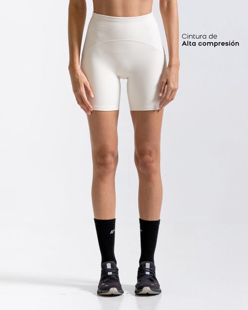 Short Control De Abdomen,  Color Marfil Para Mujer