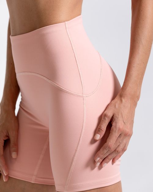 Short Control De Abdomen,  Color Coral  Para Mujer