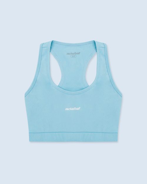 Top Deportivo,  Color Azul Claro Para Mujer