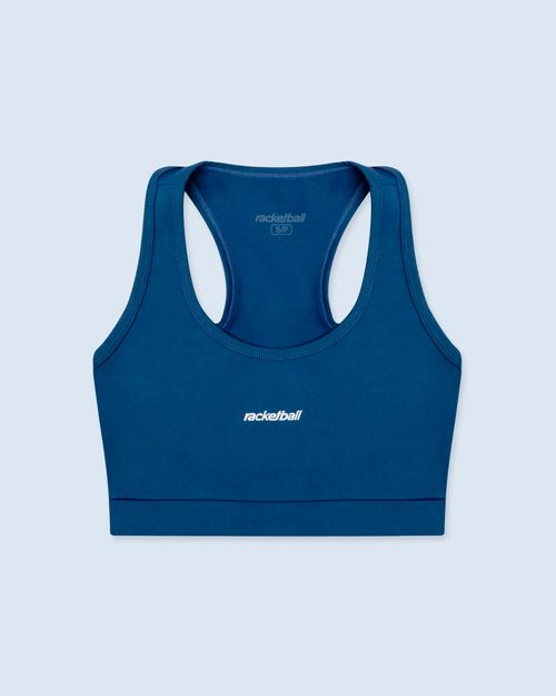 Top Deportivo,  Color Azul Hortencia Para Mujer