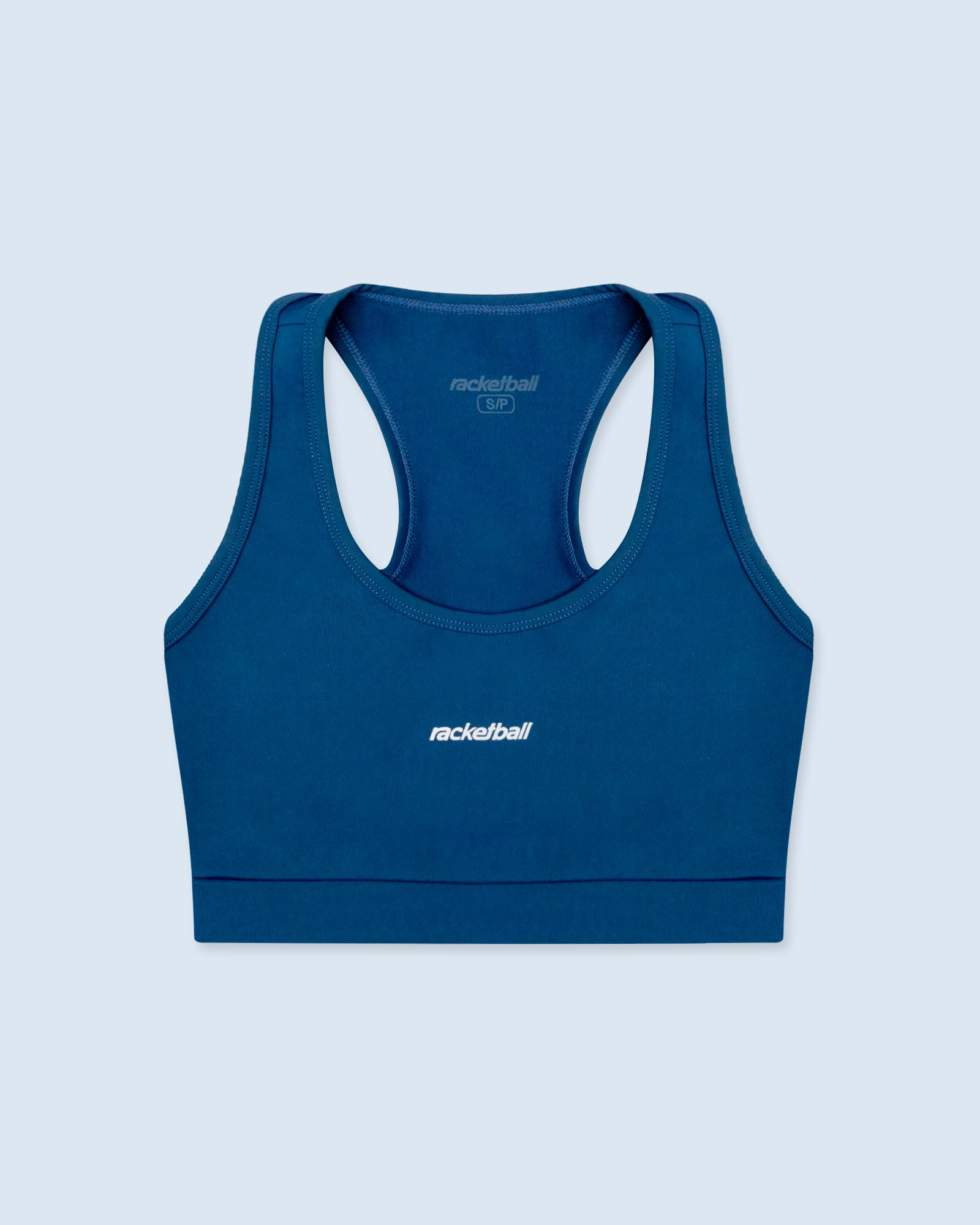 Top Deportivo,  Color Azul Hortencia Para Mujer