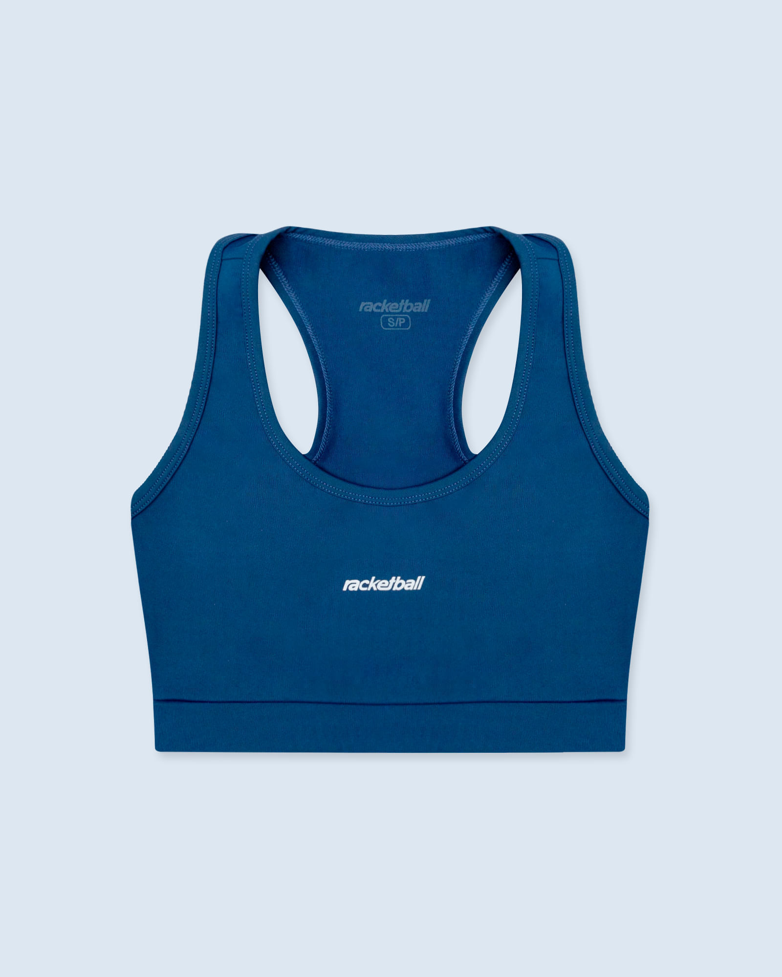 Top Deportivo,  Color Azul Hortencia Para Mujer