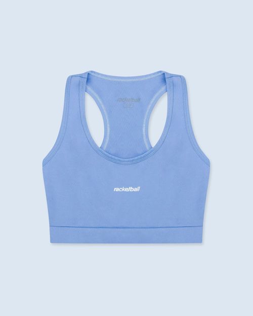 Top Deportivo,  Color Azul Lavanda Para Mujer