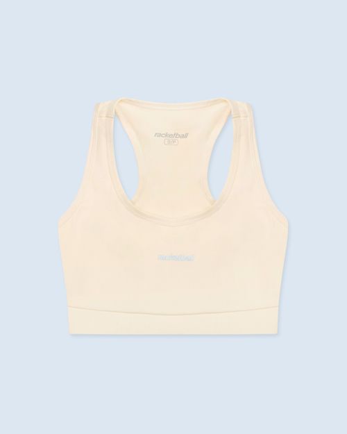 Top Deportivo,  Color Marfil Para Mujer