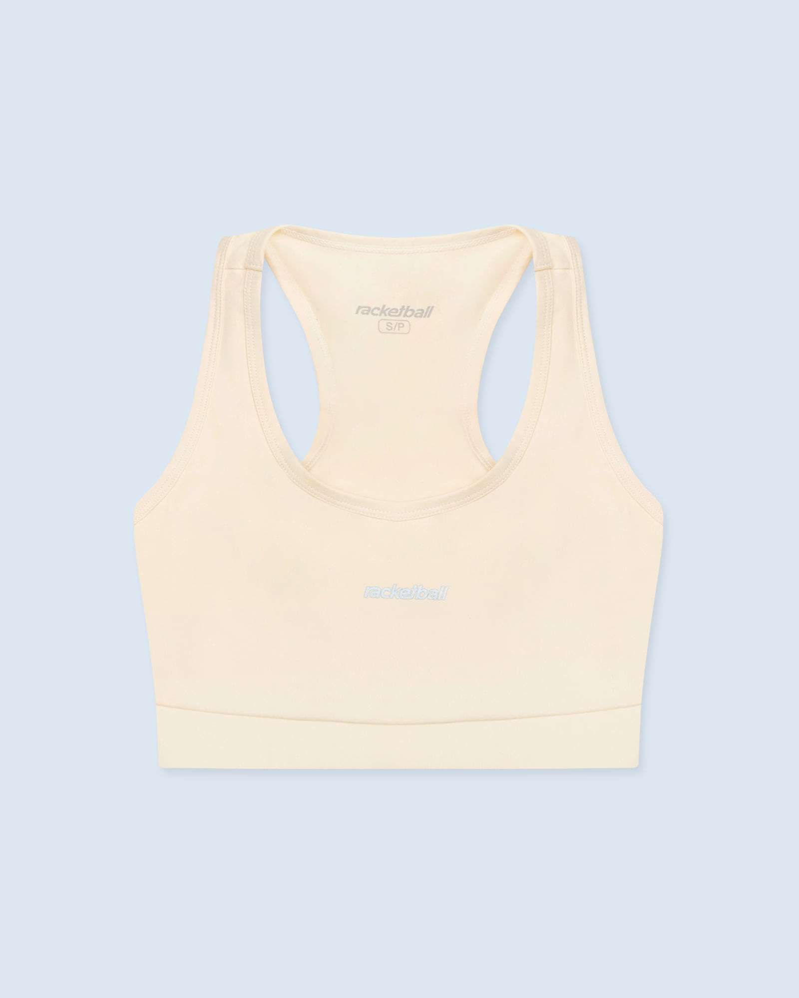 Top Deportivo,  Color Marfil Para Mujer