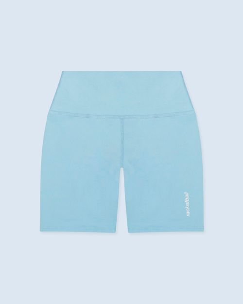 Short Deportivo,  Color Azul Claro Para Mujer