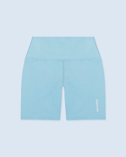 Short Deportivo,  Color Azul Claro Para Mujer