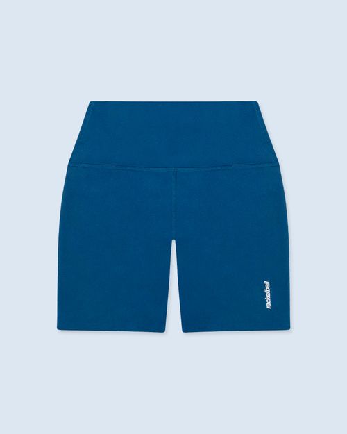 Short Deportivo,  Color Azul Hortencia Para Mujer