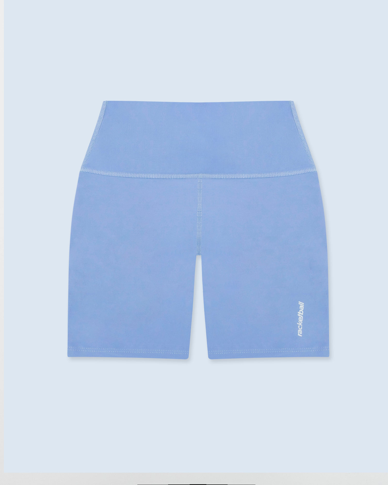 Short Deportivo,  Color Azul Lavanda Para Mujer