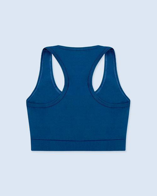 Top Deportivo,  Color Azul Hortencia Para Mujer