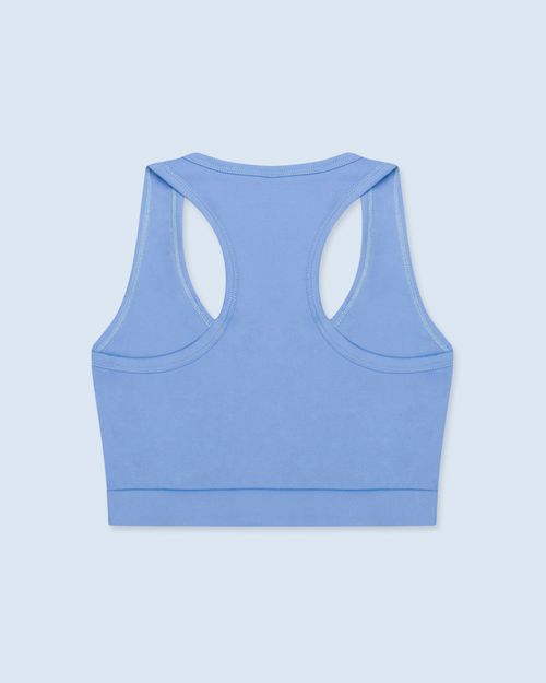 Top Deportivo,  Color Azul Lavanda Para Mujer