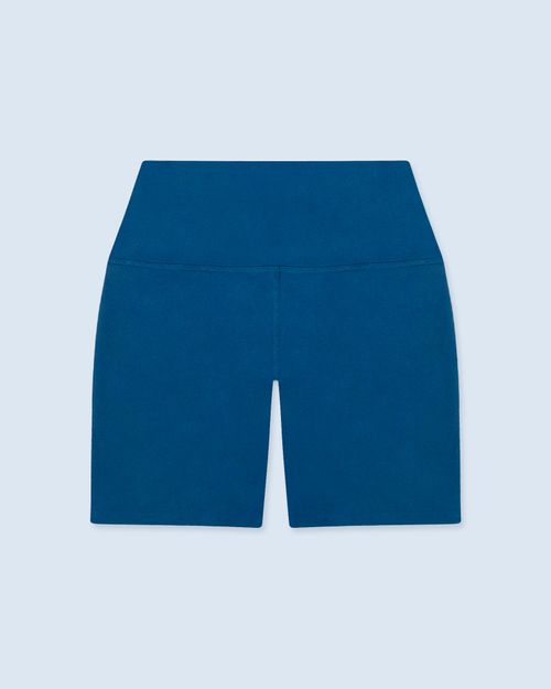 Short Deportivo,  Color Azul Hortencia Para Mujer