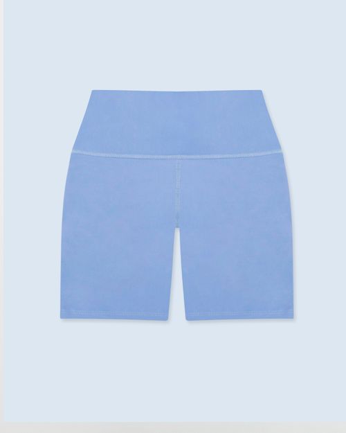 Short Deportivo,  Color Azul Lavanda Para Mujer