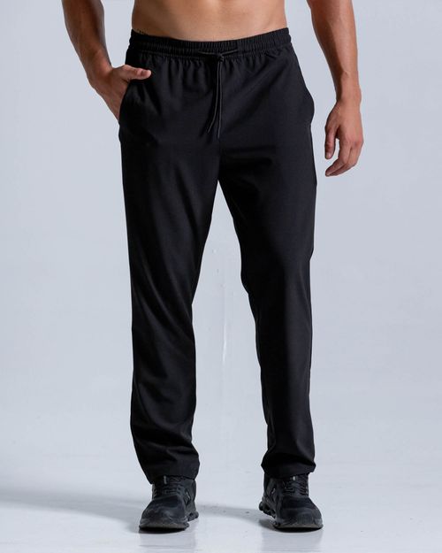 Pantalón Evolución Con Cremallera,  Color Negro  Para Hombre