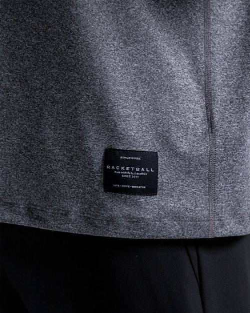 Camiseta Oversized Vibe Deportiva,  Color Jaspe  Para Hombre