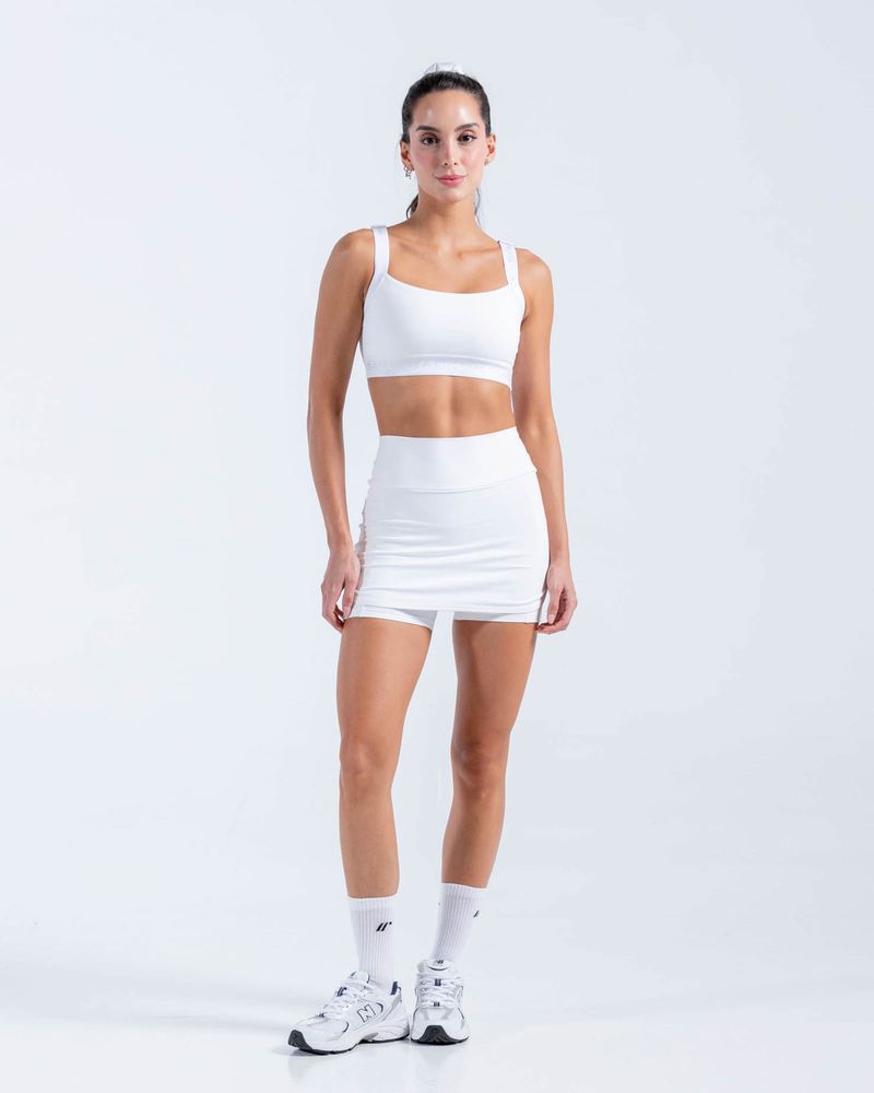 Falda-Impulso-Ajustada-Con-Biker-Interno--Color-Blanco-Para-Mujer--