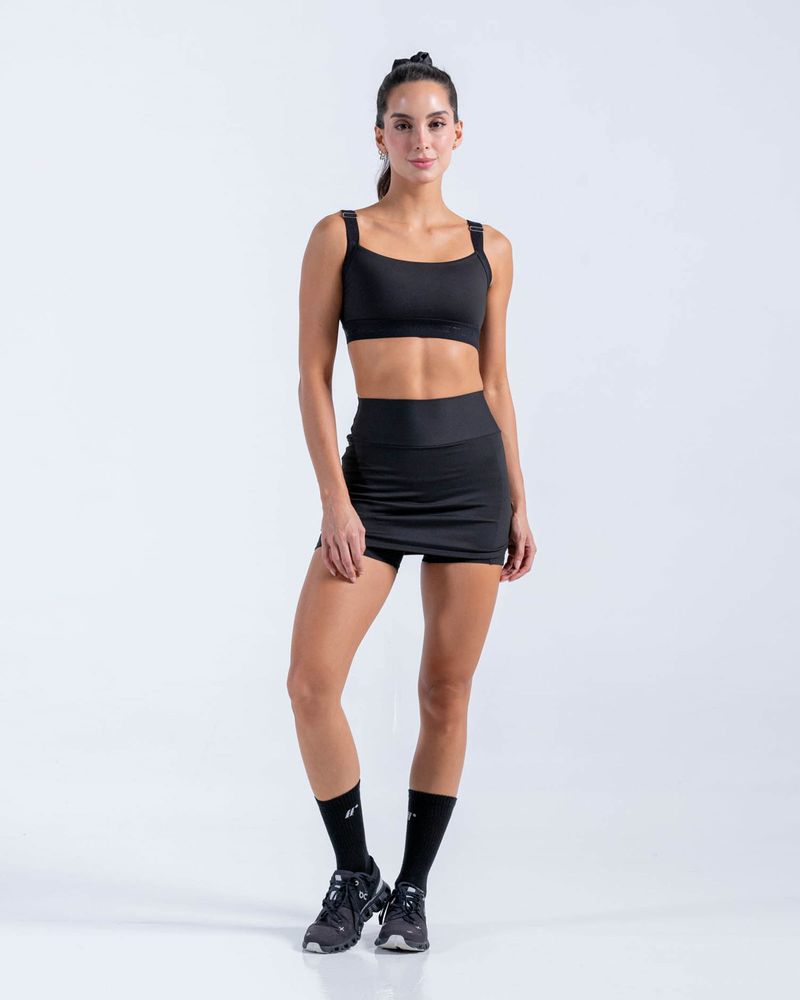 Falda-Impulso-Ajustada-Con-Biker-Interno--Color-Negro--Para-Mujer--