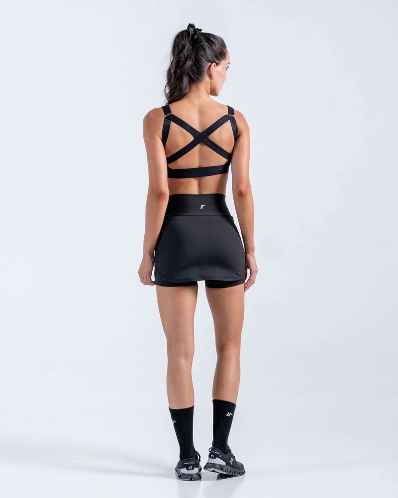 Falda-Impulso-Ajustada-Con-Biker-Interno--Color-Negro--Para-Mujer--