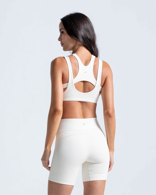Top Con Bloques Cruzados,  Color Marfil Para Mujer