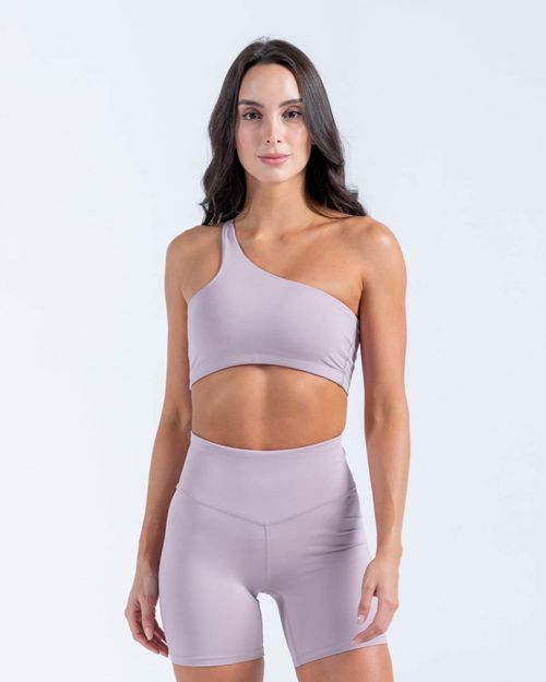 Top Asimetrico, Color Mora Para Mujer