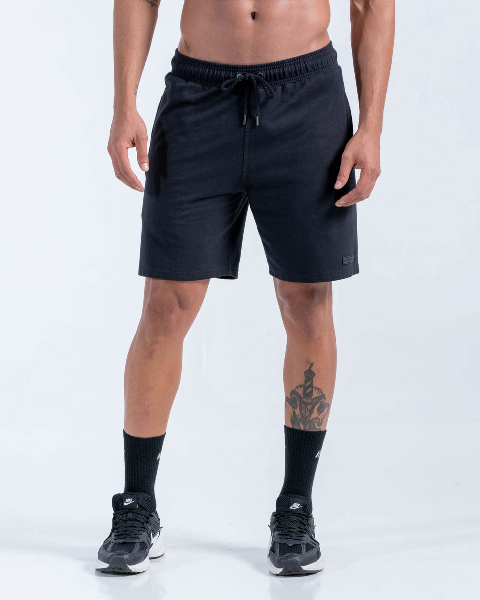 Pantaloneta Jogger,  Color Negro  Para Hombre