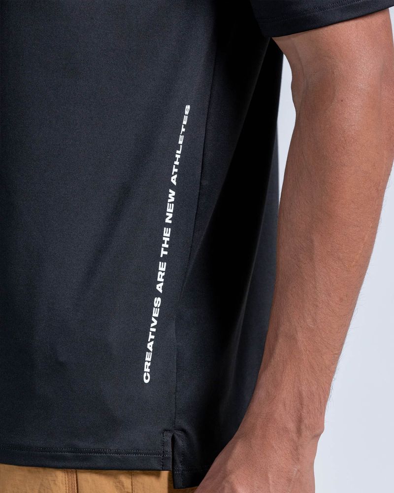 Camiseta-Oversize-Estampada--Color-Negro--Para-Hombre--