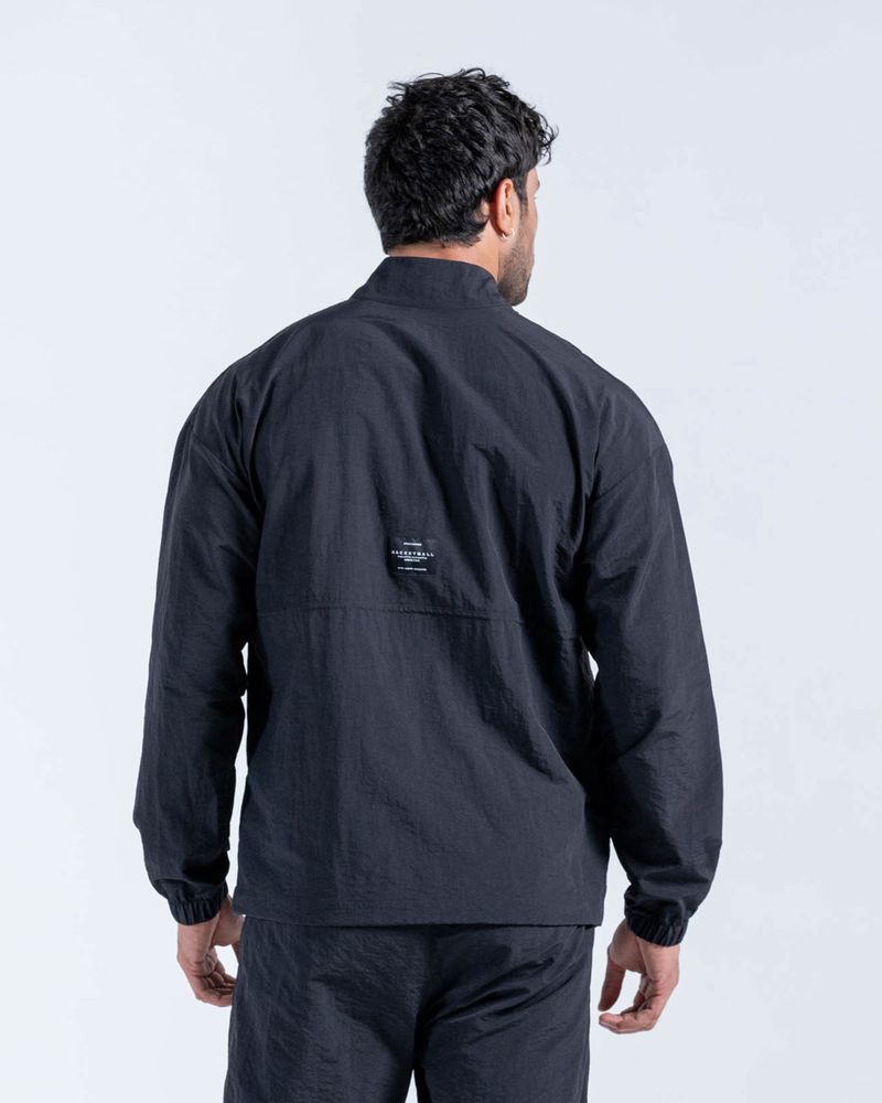 Chaqueta-De-Bloques--Color-Negro--Para-Hombre