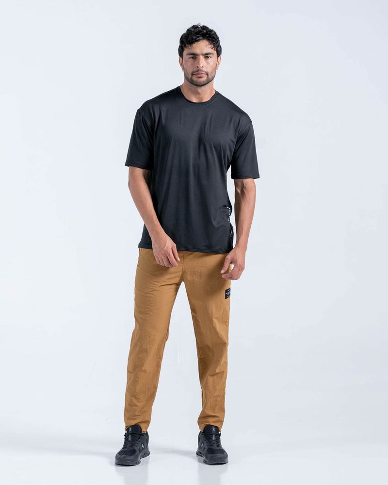 Camiseta-Oversize-Estampada--Color-Negro--Para-Hombre--