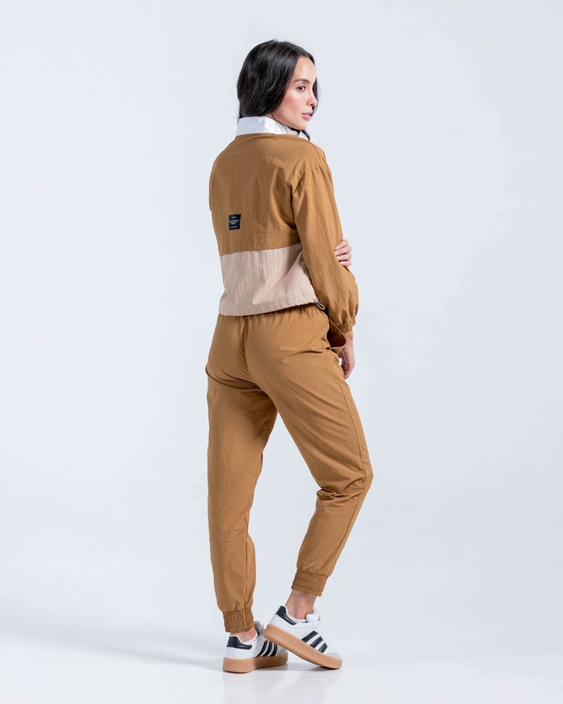 Chaqueta-Con-Bloques--Color-Cafe-Para-Mujer