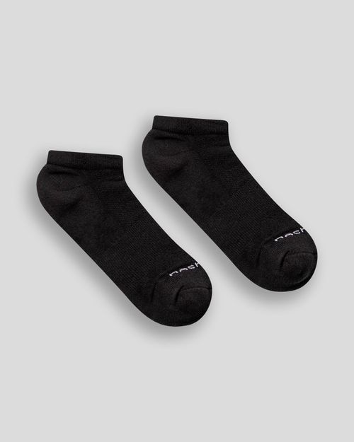 Media Tobillera,  Color Negro/Blanco Para Unisex