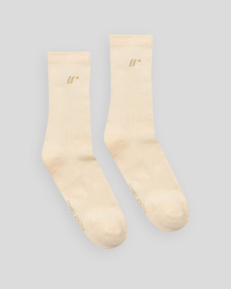 Media-Larga--Color-Beige-Habano-Para-Unisex--