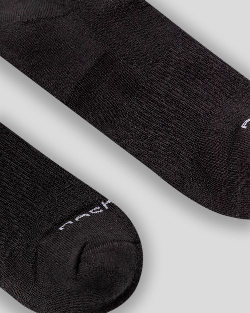 Media Tobillera,  Color Negro/Blanco Para Unisex