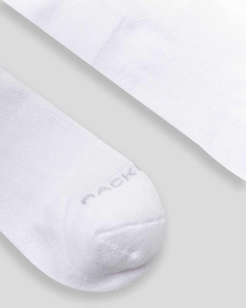 Media-Tobillera--Color-Blanco-Jaspe-Para-Unisex--
