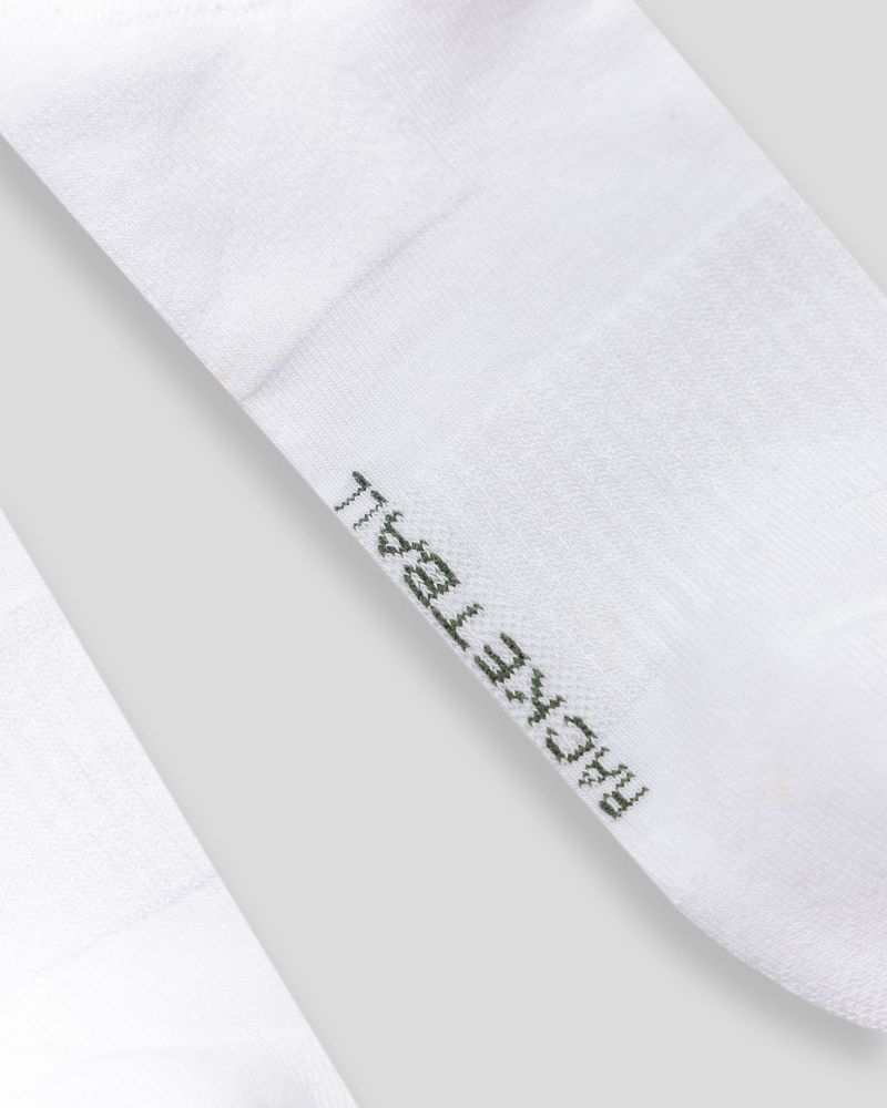 Media-Larga--Color-Blanco-Verde-Para-Unisex--