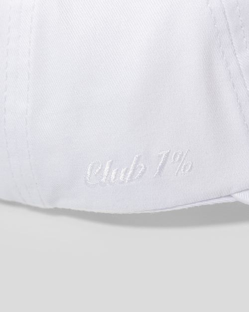 Gorra Contraste,  Color Blanco Para Unisex