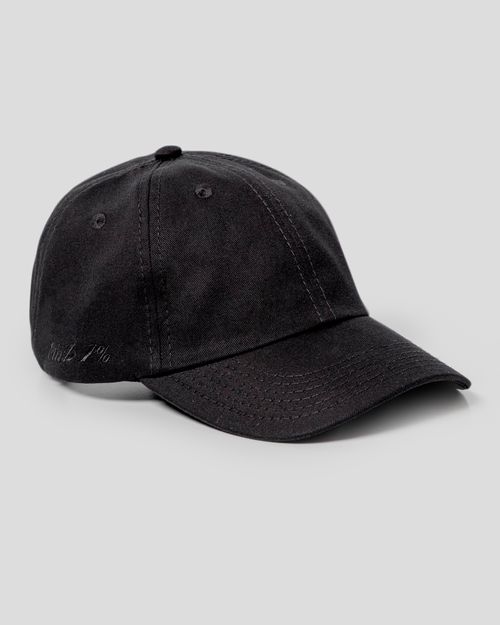 Gorra Contraste,  Color Negro  Para Unisex