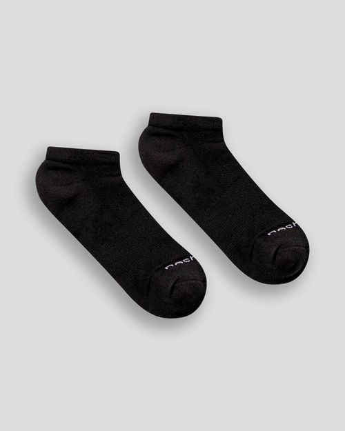 Media Tobillera,  Color Negro/Blanco Para Unisex