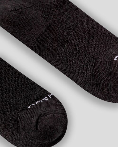 Media Tobillera,  Color Negro/Blanco Para Unisex