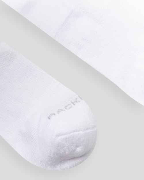 Media Tobillera,  Color Blanco/Jaspe Para Unisex