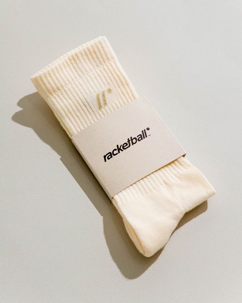 Media Larga,  Color Beige/Habano Para Unisex