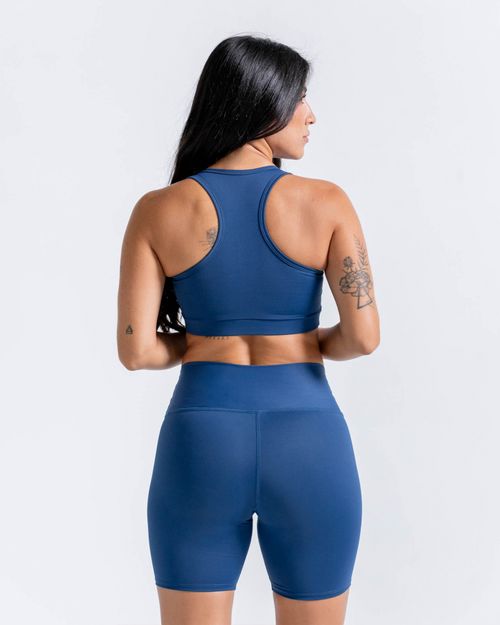 Top Deportivo,  Color Azul Hortencia Para Mujer